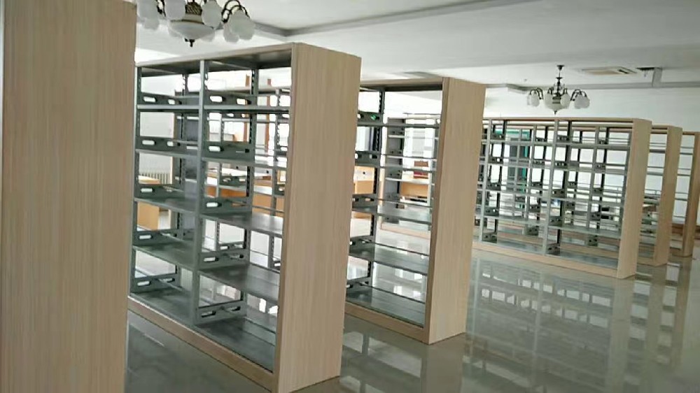 北京**大學(xué)圖書(shū)館書(shū)架工程案例